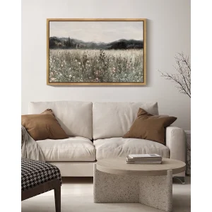 Drsoum Vintage 24x36in Natural Landscape Canvas Wall Art Prairie in Full Bloom Classic Wall Prints Modern Farmhouse Dining Rooms Bedroom Living Rooms Decor